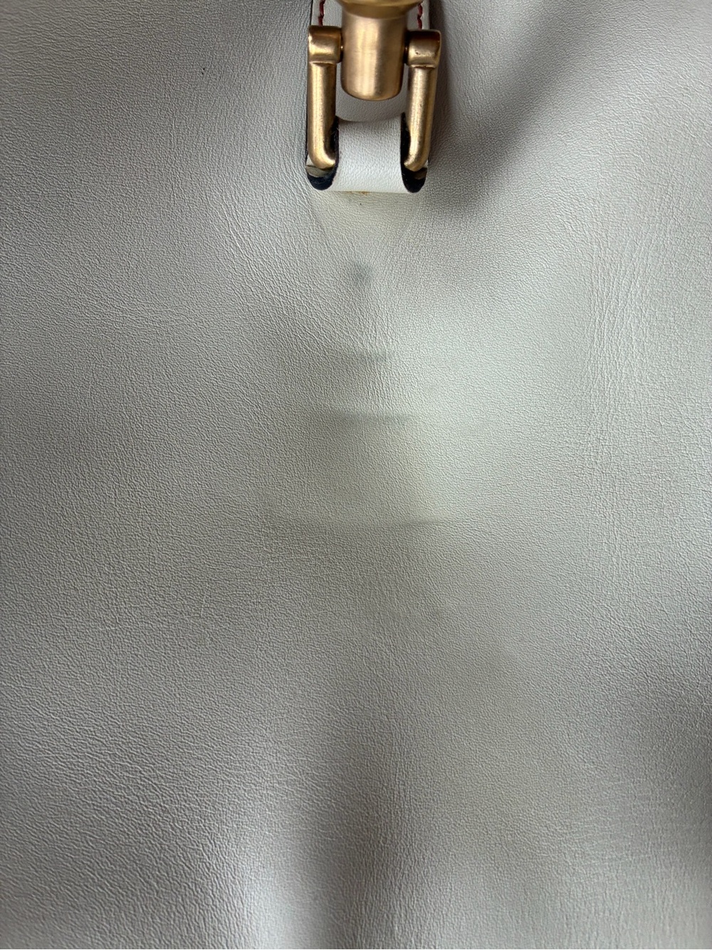 Gucci Cream Leather Jackie Nailhead Shoulder Bag with Gold Hardware - Picture 8 of 9